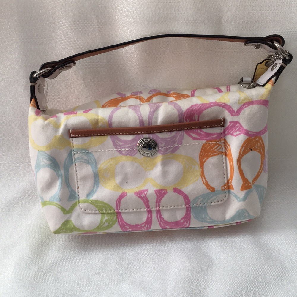 Rainbow coach bag